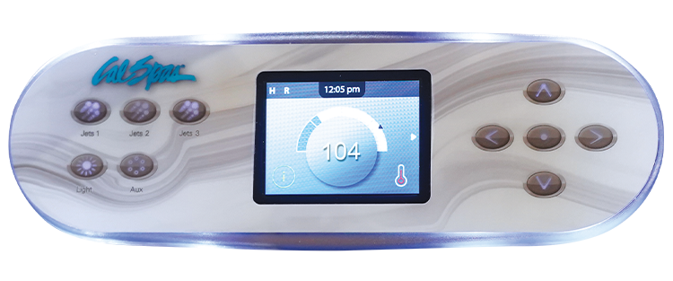 TP700 Control for hot tubs in Orange