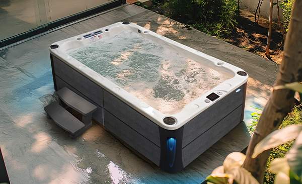 Deck Series Orange hot tubs for sale