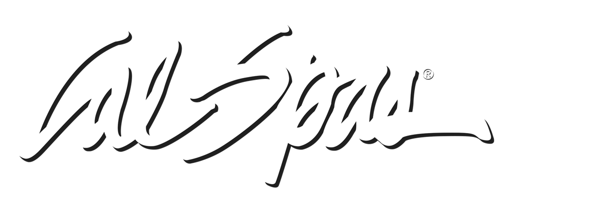 Calspas White logo hot tubs spas for sale Orange